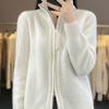 Sweaters Coat Cardigan for Women Autumn Winter Large Size  Loose Long Sleeve Cardigan Thickened Sweaters Jacket