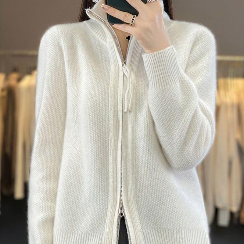 Sweaters Coat Cardigan for Women Autumn Winter Large Size Loose Long Sleeve Cardigan Thickened Sweaters Jacket
