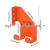 Heavy Duty Lawn Mower Hanger: Wall-Mount Garage Organizer for Garden Tools and Weeding Equipment.