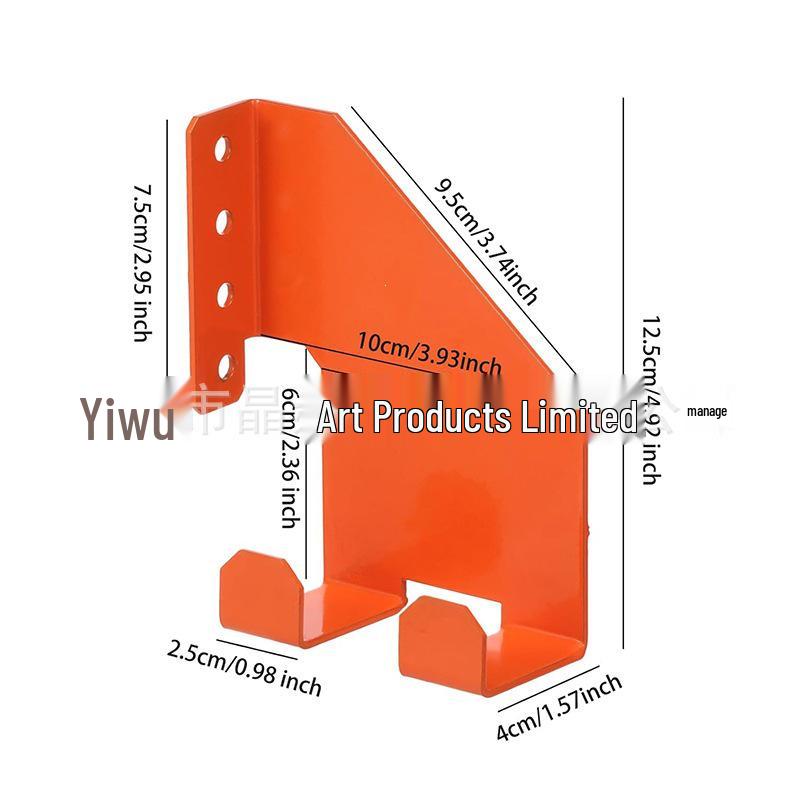 Heavy Duty Lawn Mower Hanger: Wall-Mount Garage Organizer for Garden Tools and Weeding Equipment.