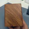 Black Walnut Wood Desk Pen Holder Writing Stationary Organizer Wooden Cosmetic Storage Box Office and School Supplies