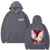 Rapper Niro OX7 Album Graphic Print Hoodie Male Fashion Oversized Pullover Hoodies Men Women Pop Music Hooded Sweatshirt