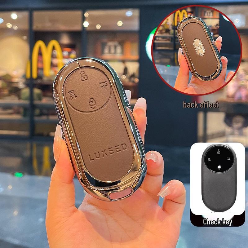 Compatible with 2026 LUXEED R7 Key: New LUXEED S7 Bluetooth Smart Protective Shell Bag with Buckle.