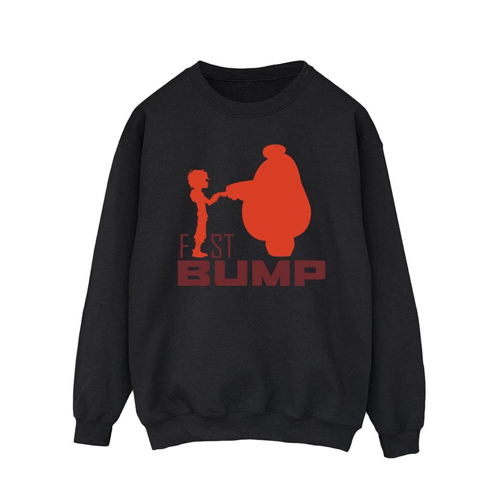Disney Mens Big Hero 6 Baymax Fist Bump Cutout Sweatshirt