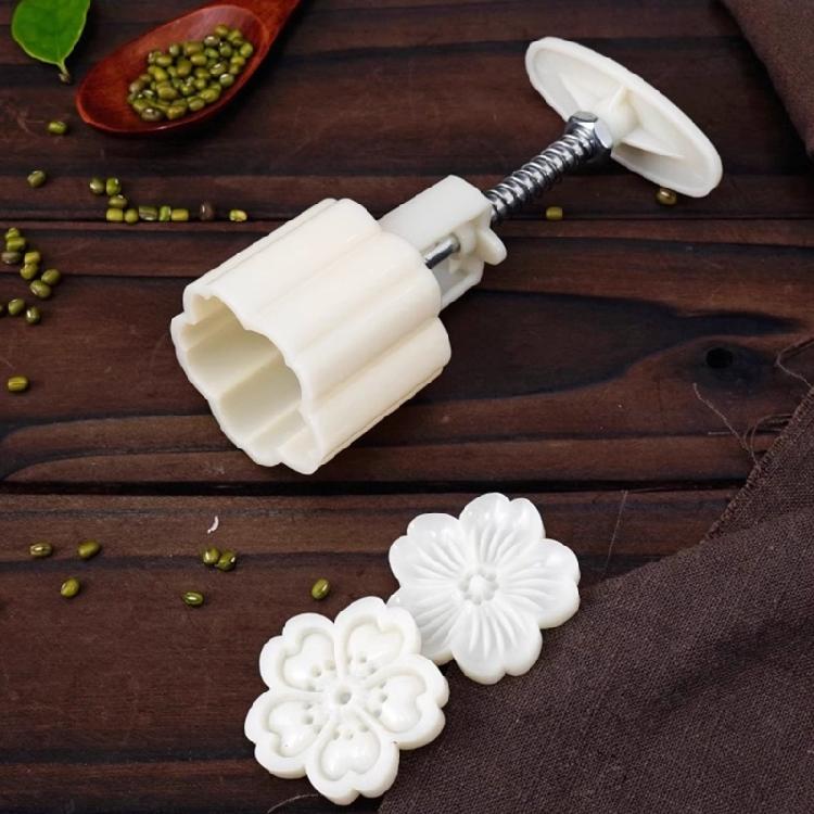 DIY Mooncake Moulds Hibiscus Shaped Baking Accessories Mooncake Tools for Baking