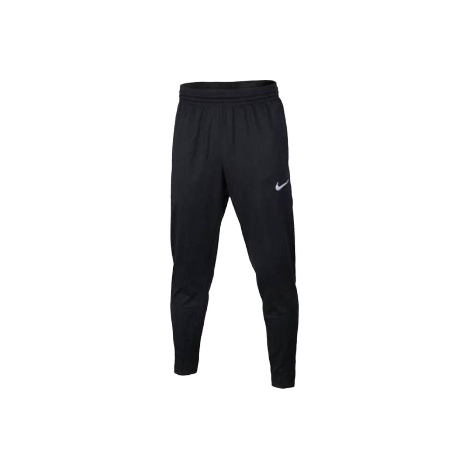 Nike Однотонные спортивные брюки средней посадки из эластичной вязки Мужские брюки Черный 905063-010 M