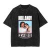 Heated Rivalry Washed Tshirt Shane Hollander Ilya Rozanov Hollanov Graphic T Shirts Men Women Fashion Vintage Streetwear