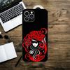 E-Emily The Strange Phone Case For iPhone 16,15,14,13,12,11,XS,XR,X,8,7,Pro,Max,Plus,mini Silicone Black Cover