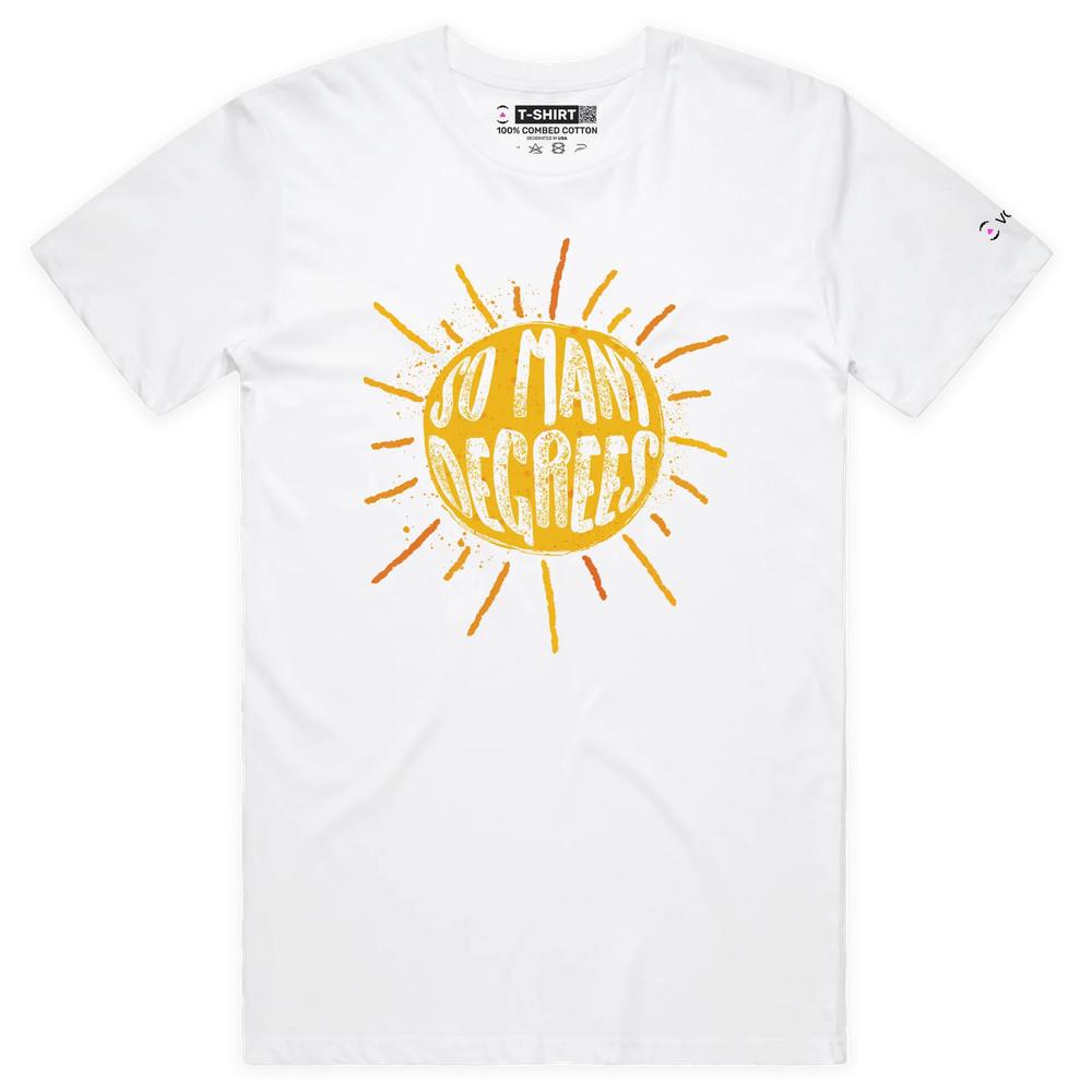 VOICEART The Sun with Rays Funny Science T-Shirt with Premium Quality Graphic 2XL