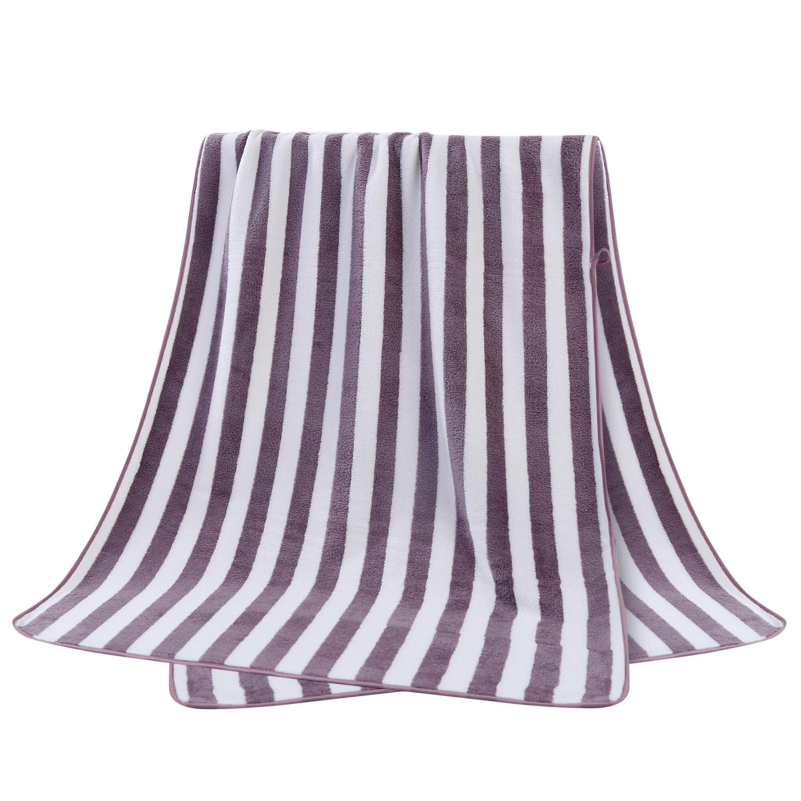 

Банное полотенце из кораллового флиса, полотенце для душа для взрослых, впитывающее утолщенное пляжное полотенце One Size коричневый