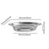 Grill Roasting Pan Stainless Steel Chafing Dish Serving Plate Food Platter for Parties