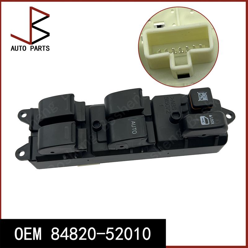 New OEM 84820-52010 8482052010 84820 52010 Power Window Regulator Master Switch for TOYOTA PLATZ 1999-2005 ECHO YARIS 1999-2005