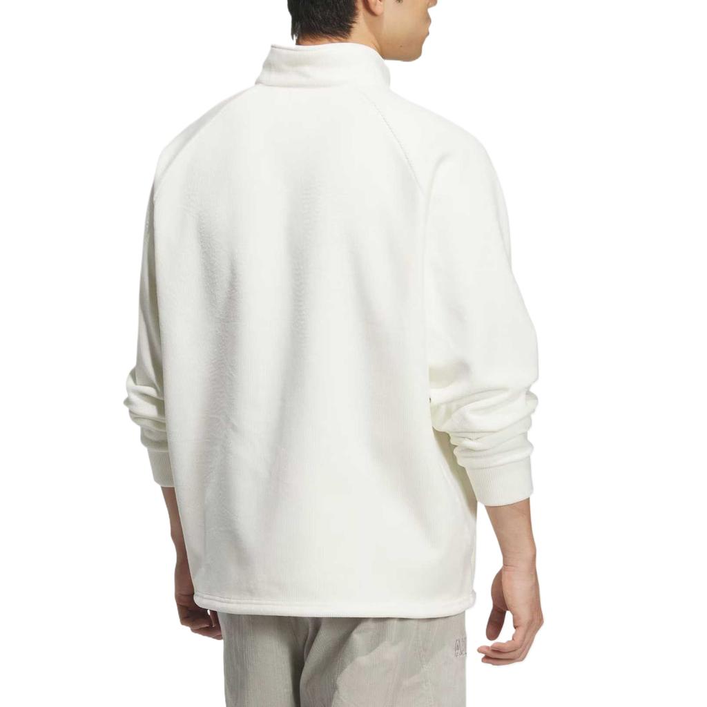 Adidas Sweatshirts Men's Jade White Stand Collar Moderate Regular KR0223