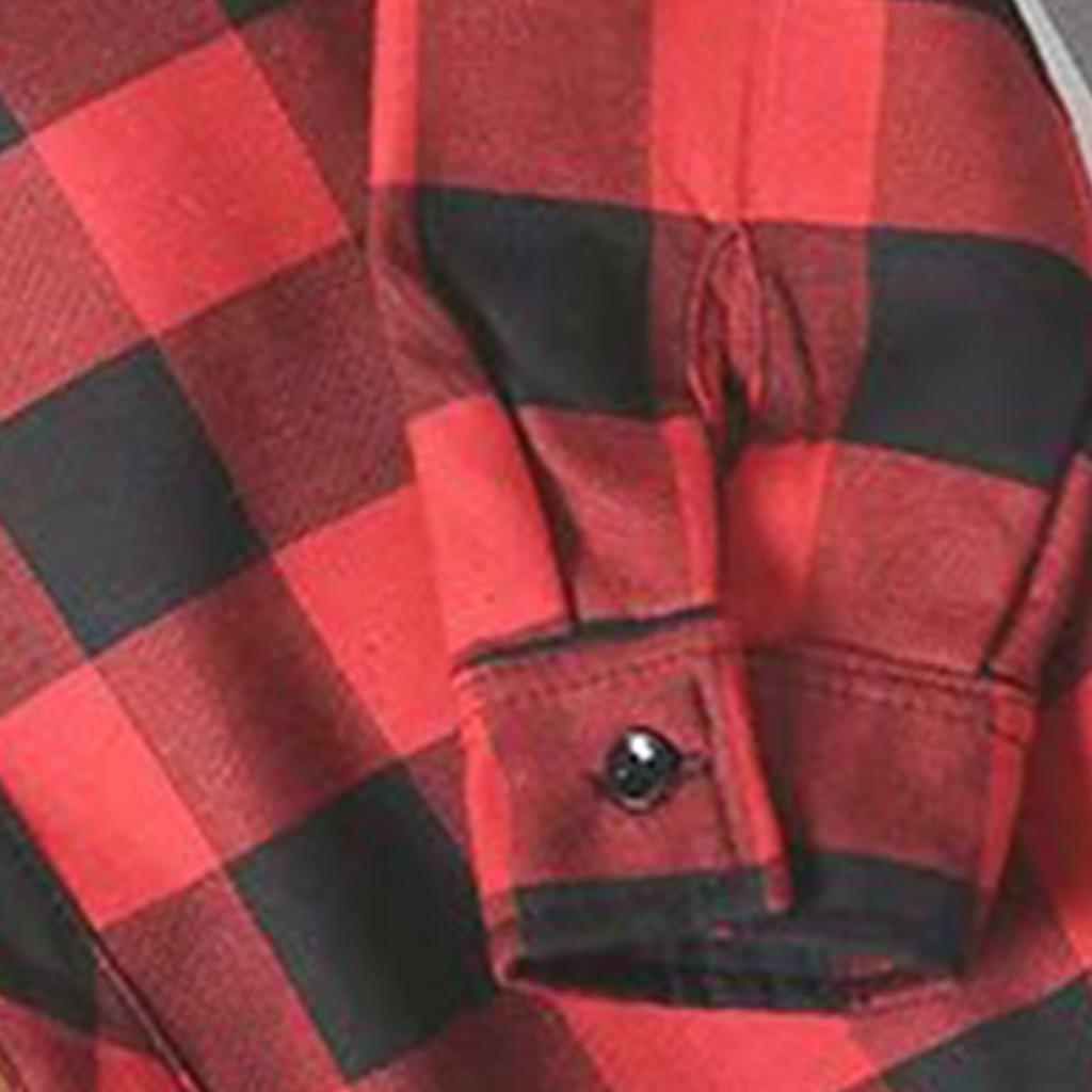 Camicette da uomo, camicie con risvolto, maniche lunghe, t-shirt a quadri, camicie larghe con cappotto, camicie casual con bottoni, top alla moda di grandi dimensioni