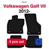 Velour Basic Floor Mats For Volkswagen Golf Vii Alltrack, Hatchback, Estate, Variant (2012-)