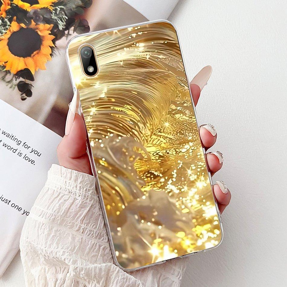 For Huawei Y5 (2019) Phone Case Y5 2019 AMN-LX9 Elegant Floral Cat Painted Soft Silicone Transparent TPU Cases