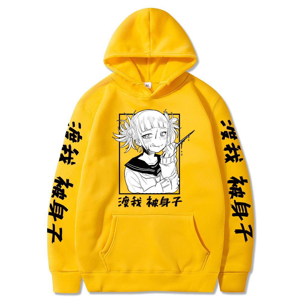 Anime My Hero Academia Himiko Toga Imprimeu Grafic Hanorac cu Glugă Bărbați Femei Hanorace Oversized Manga Sweatshirt Harajuku Casual Streetwear