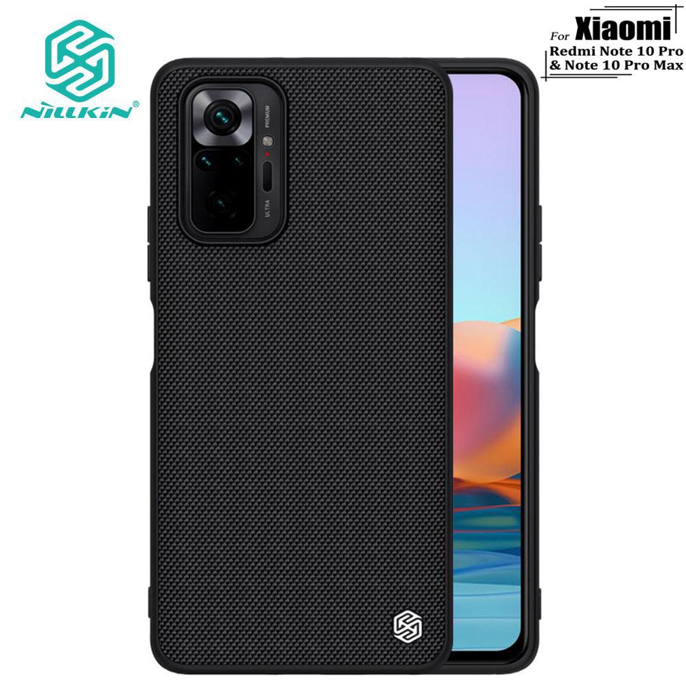 

Чехол Nillkin Light из нейлонового волокна для телефона для Xiaomi Redmi Note 10 Pro Note 10 Pro Max, ТПУ ПК, текстурированный, ультратонкий, нескользящая защитная задняя крышка