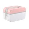 Emergency Medicine Case Plastic Sturdy Multi-Functional Storage Box Random Color Size M Portable First Aid Kit for Home