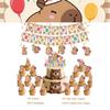 Capybara Decoration Birthday Party Favors Tableware Set Cup Plate Balloons Gift Bags Happy Banner Cake Topper Supplies for Girls