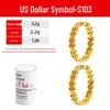 Dollar Sign Ring Plaster Mold for Jewelry Casting and Wealth Attraction