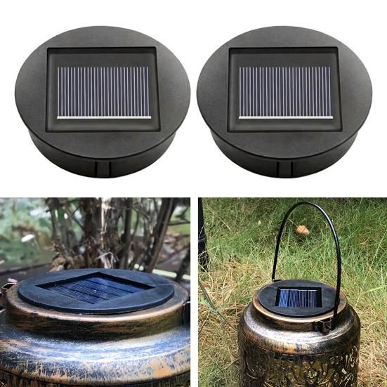 Solar-Einmachglasdeckel mit Licht, Outdoor-Glasflaschen-Solarleuchte mit LED-Lichterkette, Wasserdichtes Ladezubehör für Garten, Terrasse, Camping