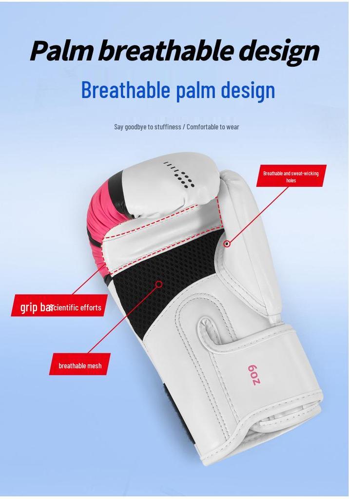 Breathable Boxing Gloves for Training and Competition – Suitable for Children and Adults