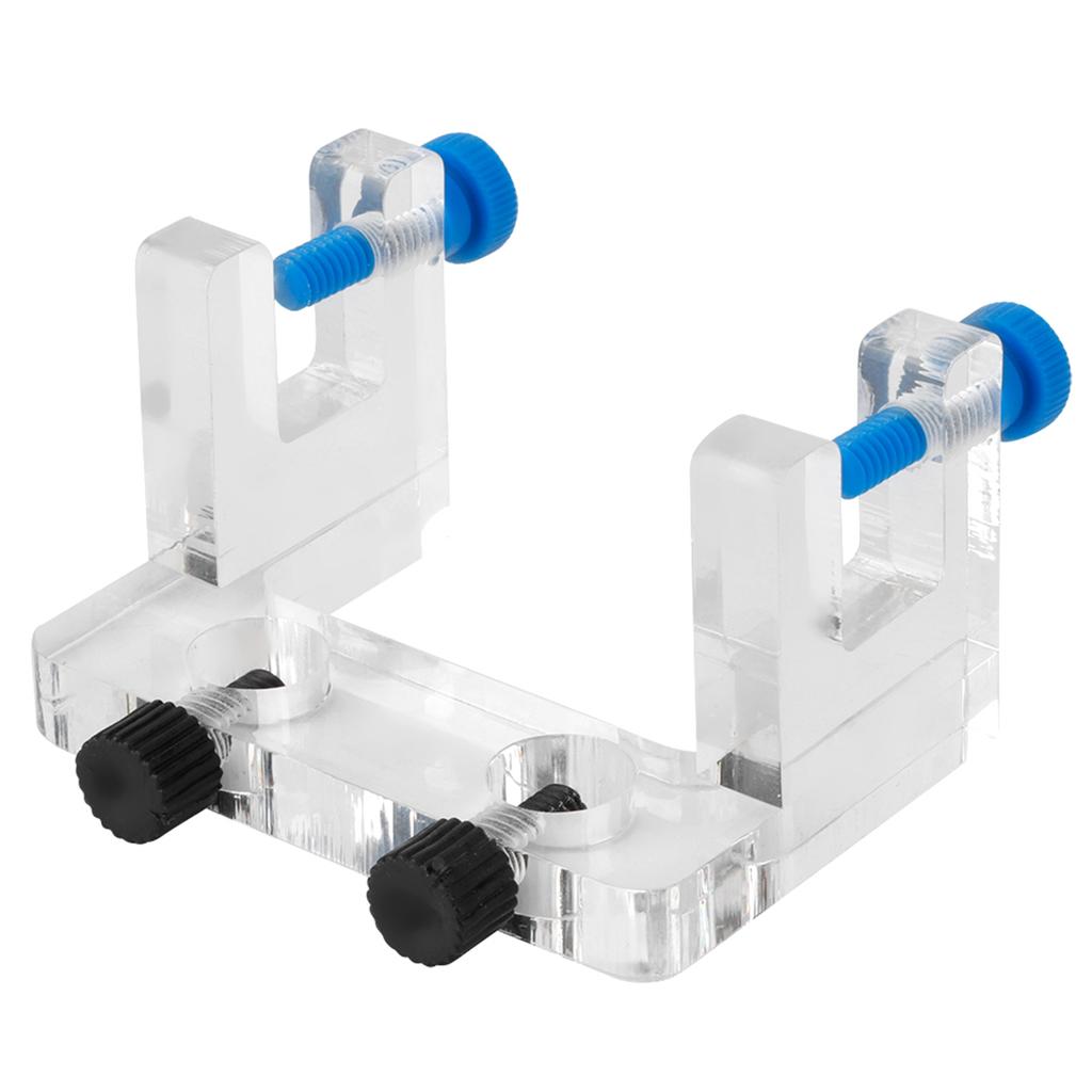 Transparent Acrylic Durable Aquarium Hose Holder Fixed Mount Fish Tank Probe Fixture Rack