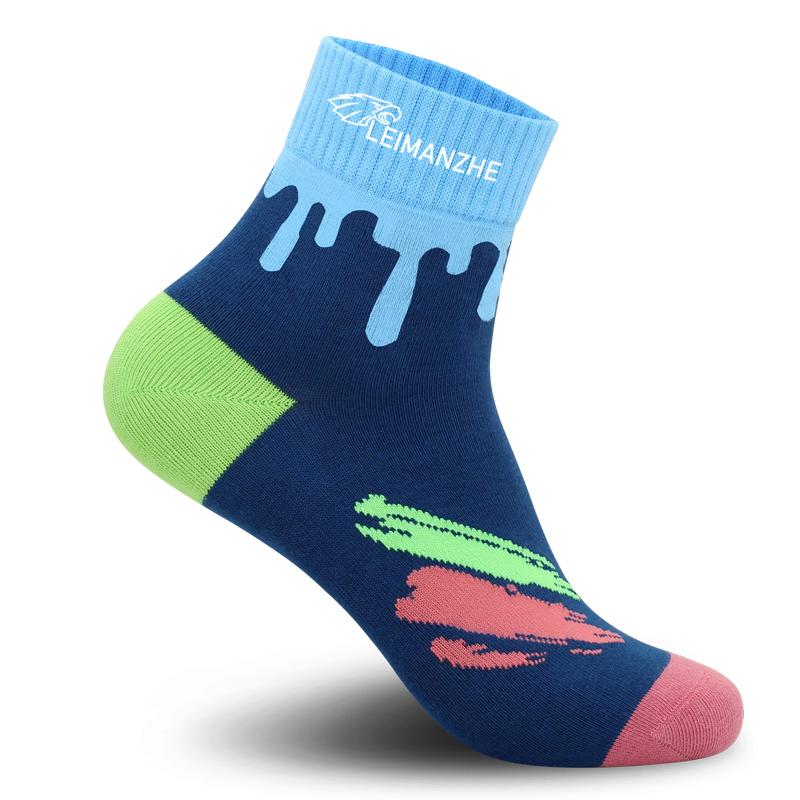 LONGFEI Designer Custom Logo High Quality Socks Manufacturer Men's Women Fashion Cotton Crew School Sport Socks