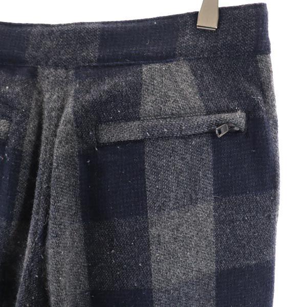 The North Face NT5867N Wool Blend Check Outdoor Pants WM Gray Women Used