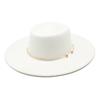 Wool Felt Classic Bowler Hat With Wide Brim For Outdoor Casual Wear