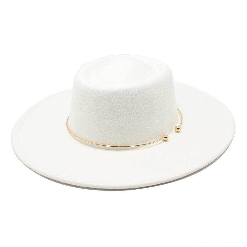 Wool Felt Classic Bowler Hat With Wide Brim For Outdoor Casual Wear