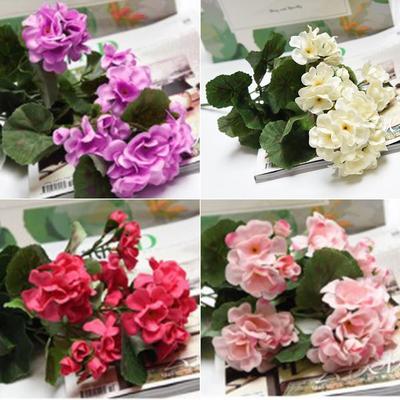 1 racimos de flores artificiales 5 ramas hermosa elegancia