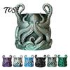 Decorative Flowerpot for Garden 3D Printed Octopus Planter with Tray, Creative Succulents Flower Pot, Weather-Resistant Weatherproof Plant Decoration