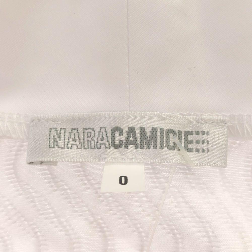 unused NARACAMICIE Jacquard Long sleeve shirt white Tagged Women Used