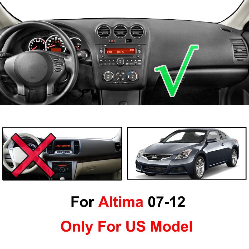 

Для Nissan Altima 2007 2008 2009 2010 2011 2012 коврик для приборной панели чехол для приборной панели антигрязный коврик ковер защита автомобильные аксессуары