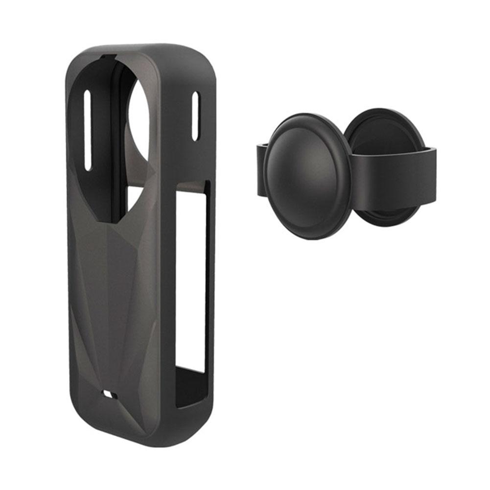 Silicone Protective Case Dust-Proof Action Camera Protector Anti-Scratch Panoramic Camera Sleeve for Sports Camera Accessories