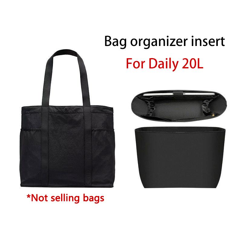 

Bag Organizer Insert For lulu Daily20 Can Fit 14 Inch Computer Durable Bag Support Storage Inner Modification Bag Accessories Bags not included