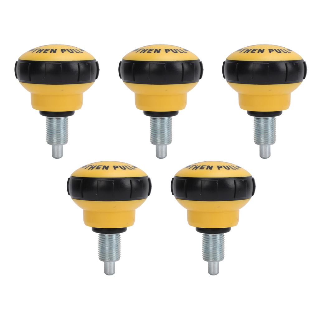 5Pcs Fitness Adjustment Knob Quick Release Spring Pull Pin Knob Replacement Part for Fitness Equipment Exercise Bike