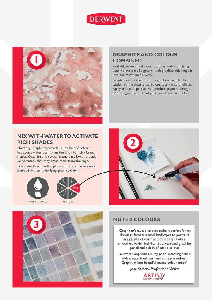 Derwent Graphitint set 700803 24-colour