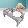 Elevated Dog Bowl   Height Promote Healthy Digestion Antislip Slow Feeder Food Water Bowl for Pets