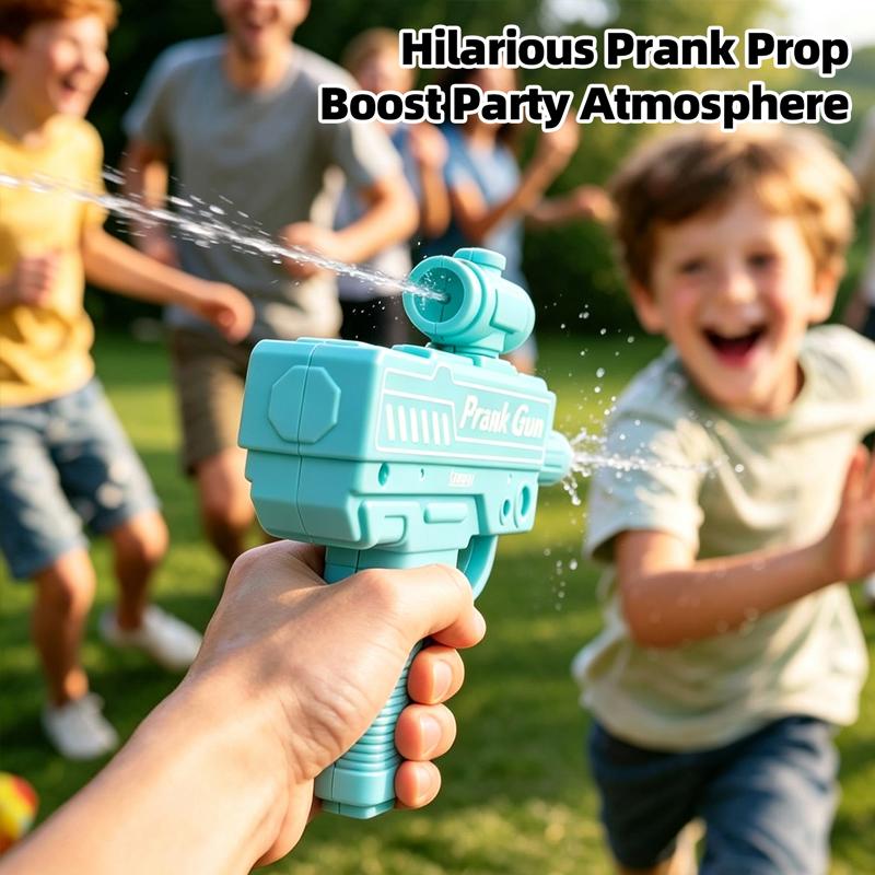 360° Rotating Prank Water Gun Dual Nozzle Double Spray Squirt Blaster Summer Pool Beach Water Fight Toy Birthday Party Favor