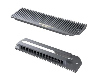 ElecGear PS5 Pro and Slim SSD Heatsink, EL-P5SC Heatpipe + Aluminum Cooler for Internal PCIe M.2 NVMe Gen4 Memory, Redesigned SSD Mounting Posts