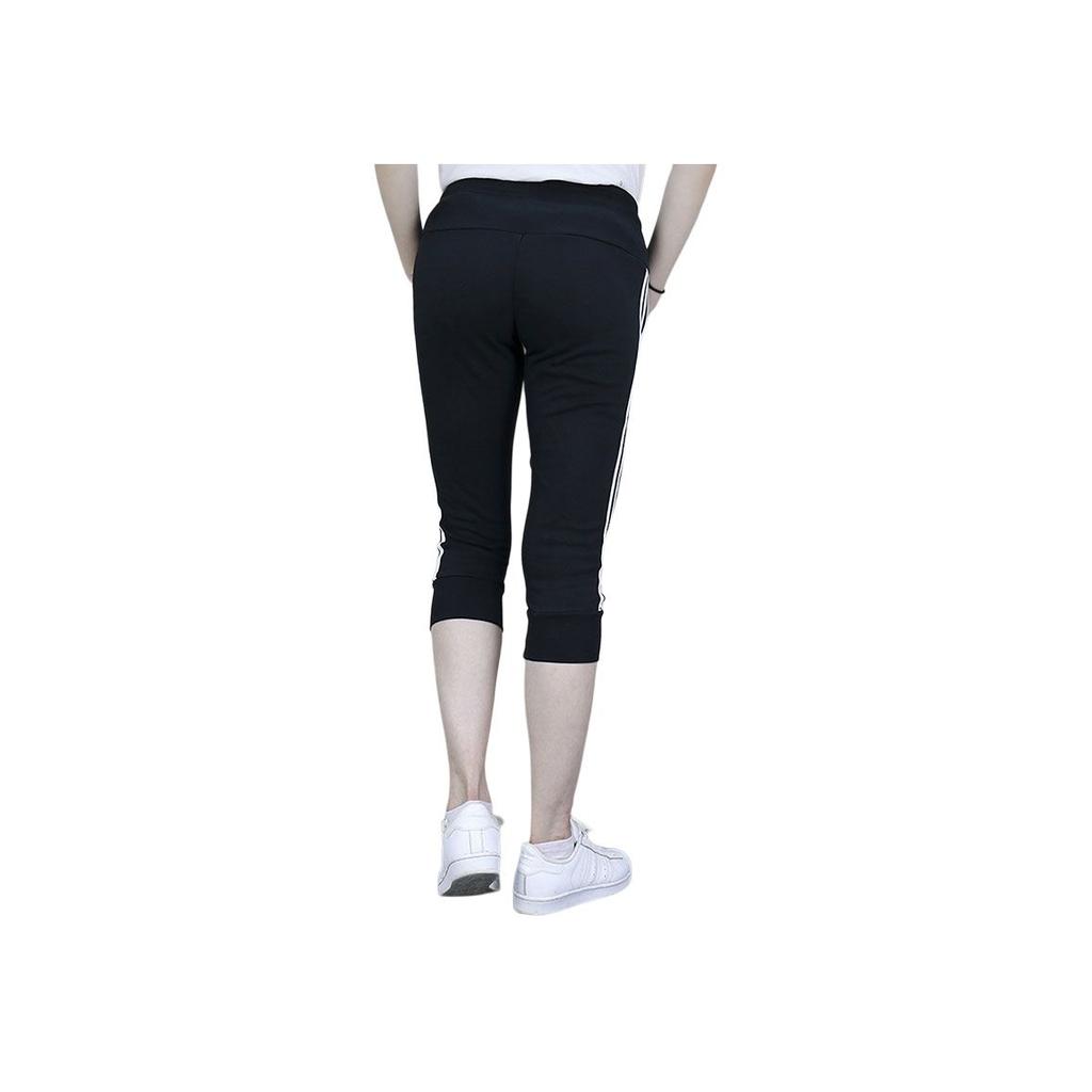 adidas Sport Leisure Series Striped Comfortable Skin-Friendly Knitted Sports Pants Women Pants Black S97107