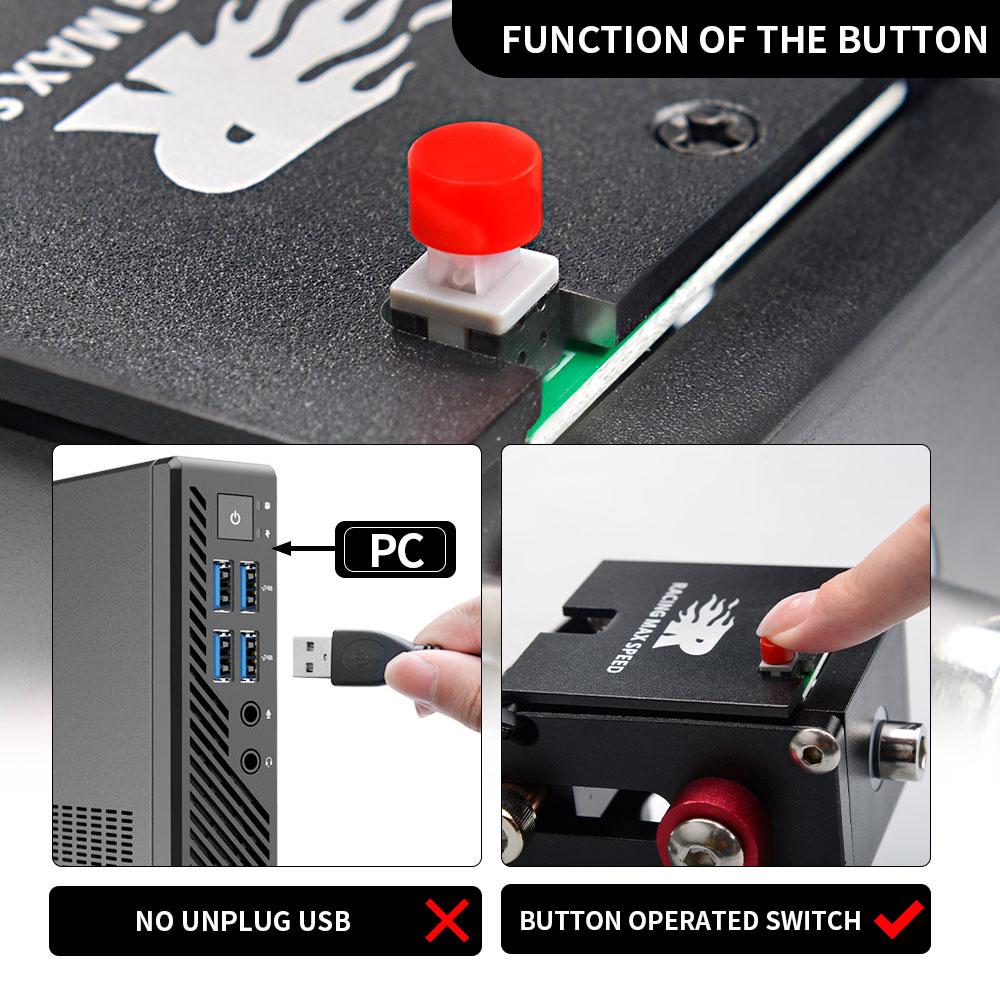 PS4 PS5 PC Aluminum USB Handbrake Three Color For SIM Auto Racing Games G29 Steel For PC Windows without accessory