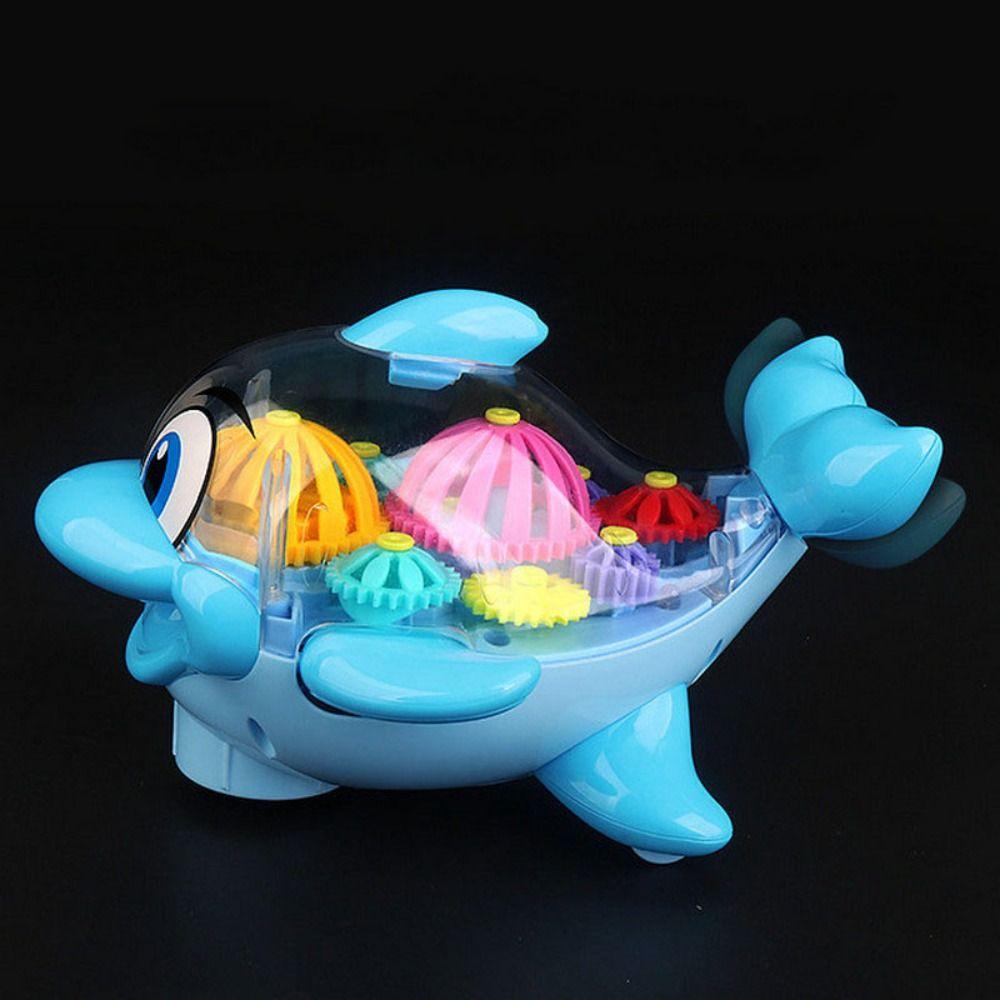 Light Music Light Up Dolphin Toy Electric Simulation Sea Animal Toy  Toddlers  Kids