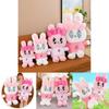 Adorable Plush Bunny Doll Soft Short Plush Stuffed Animal Pillow Cute Gift Toy