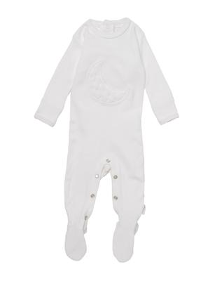 Bio-Nicki Grafik Strampler Weiß [L'ovedbaby] 3-6m