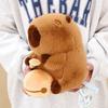 Cute Capybara Plush Doll Poet Tang Monk Style Soft Stuffed Animal Toy Gift Bag Pendant