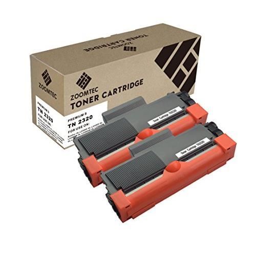 ZOOMTEC Compatible Pour Brother TN2320 Cartouche De Toner Noir Pour Brother HL-L2340DW HL-L2300D HL-L2360DN HL-L2365DW DCP-L2500D DC